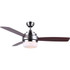 W APPLIANCE COMPANY LLC BCF5262R Black+Decker Ceiling Fan - 3 Blades - 52in Diameter - 3 Speed - Adjustable Airflow - 17.5in Height x 52in Width x 52in Depth - Glass, Nickel