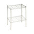 HONEY-CAN-DO INTERNATIONAL, LLC SHF-04059 Honey-Can-Do Urban Steel Adjustable Industrial Shelving Unit, 2-Tiers, Chrome