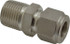 Ham-Let 3002131 Compression Tube Connector: 1/2" Thread, Compression x MNPT