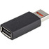 StarTech.com USBSCHAAMF StarTech.com Secure Charging USB Data Blocker Adapter, Male/Female USB-A Data Blocking Charge/Power-Only Charging Adapter for Phone/Tablet