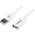 StarTech.com USBEXTPAA1MW StarTech.com 1m White USB 2.0 Extension Cable A to A - M/F