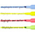 Newell Brands Sharpie 2157492 Sharpie SmearGuard Tank Style Highlighters