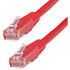 StarTech.com C6PATCH15RD StarTech.com 15ft CAT6 Ethernet Cable - Red Molded Gigabit - 100W PoE UTP 650MHz - Category 6 Patch Cord UL Certified Wiring/TIA