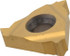 Carmex 3/8EXRH12UNP2 Laydown Threading Insert: 16 ER 12UN P25C/GOLD, Solid Carbide