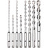 Milwaukee Tool 48-20-7673 Drill Bit Sets; Drill Bit Set Type: Hex Shank Drill Bits ; Tool Material: Bi-Metal; Carbide ; Shank Type: Hex Shank ; Coating/Finish: Silver ; Point Type: Standard; Straight ; Drill Bit Sizes Included (Inch): 5/32, 3/16, 3/1