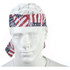 Ergodyne 12303 Cooling Headband: Size Universal, Blue, Red & White, Cooling Relief, Hand Washable & Low-Profile