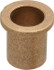 Boston Gear 35616 Flanged Sleeve Bearing: 5/8" ID, 3/4" OD, 1" OAL, Oil Impregnated Bronze