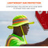 Tenacious Holdings, Inc GloWear 23259 GloWear 8935 HI-Vis Ranger Sun Hat