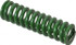 Associated Spring Raymond 106-207 Die Spring: 1/2" Hole Dia, 9/32" Rod Dia, 1-3/4" Free Length, Green