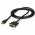 StarTech.com HDMIDVIMM6 StarTech.com HDMI to DVI Cable - 6 ft / 2m - HDMI to DVI-D Cable - HDMI Monitor Cable - HDMI to DVI Adapter Cable