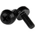 StarTech.com CABSCREWSM6B StarTech.com M6 x 12mm - Screws - 50 Pack, Black - M6 Mounting Screws for Server Rack & Cabinet