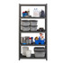 Lorell 59701 Lorell Iron Horse 3200 lb Capacity Riveted Shelving