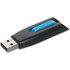 Verbatim America, LLC Microban 49176 16GB Store 'n' Go&reg; V3 USB 3.2 Gen 1 Flash Drive - Blue