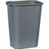 Rubbermaid Commercial Products Rubbermaid Commercial 295700GY Rubbermaid Commercial 41 QT Large Deskside Wastebasket