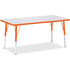 Jonti-Craft, Inc Jonti-Craft 6408114 Jonti-Craft Berries Orange Edge Rectangle Table