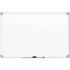 U Brands 4900U00-01 U Brands White Aluminum Framed Magnetic Porcelain Steel Board, 48" X 36"
