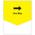 Ability One Sign: "One Way" PVC-0009