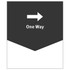 Ability One Sign: "One Way" PVC-0010