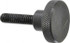 Gibraltar Z1065 C-12L14 Steel Thumb Screw: 1/4-20, Knurled Head