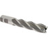 Hertel E1034064 Square End Mill: 1'' Dia, 4'' LOC, 1'' Shank Dia, 6-1/2'' OAL, 4 Flutes, High Speed Steel