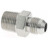 Parker KP65780 Steel Flared Tube Connector: 3/8" Tube OD, 3/8 Thread, 37 ° Flared Angle