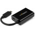StarTech.com CDP2VGAUCP StarTech.com USB C to VGA Adapter with 60W Power Delivery Pass-Through - 1080p USB Type-C to VGA Video Converter w/ Charging - Black