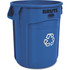 Newell Brands Rubbermaid Commercial 2620-73 BLU Rubbermaid Commercial Brute 20-Gallon Vented Recycling Container