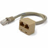 StarTech.com RJ45SPLITTER StarTech.com 2-to-1 RJ45 Splitter Cable Adapter - Network splitter - RJ-45 (M) - RJ-45 (F)
