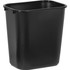Rubbermaid Commercial Products Rubbermaid Commercial 295600BKCT Rubbermaid Commercial 28 QT Medium Deskside Wastebaskets