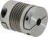 Lovejoy 68514476957 Flexible Bellows Clamp: Aluminum Hub with Stainless Steel Bellows, 5/16" Pipe, 1.614" OAL