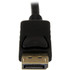 StarTech.com DP2DVIMM6BS StarTech.com 6ft (1.8m) DisplayPort to DVI Cable, 1080p, Active DisplayPort to DVI-D Adapter/Converter Cable, DP 1.2 to DVI Monitor Cable