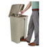 Safco Products Safco 9923TN Safco Plastic Step-on Waste Receptacle