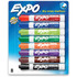 NEWELL BRANDS INC. Expo 80678  Low-Odor Dry-Erase Markers, Chisel Point, Assorted Intense Colors, Pack Of 8