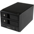 StarTech.com S352BU33RER StarTech.com USB 3.0 / eSATA Dual-Bay Trayless 3.5" SATA III Hard Drive Enclosure with UASP - 2-Bay SATA 6 Gbps Hot-Swap HDD Enclosure