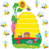 TREND Enterprises Inc. Trend T-8077 Trend Busy Bees Job Chart Bulletin Board Set