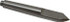 Riten 72054 3/4" Head Diam, Carbide-Tipped Steel Standard Point Half Dead Center