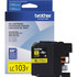 Brother Industries, Ltd Brother LC103Y Brother Genuine Innobella LC103Y High Yield Yellow Ink Cartridge