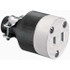 Hubbell Wiring Device-Kellems RP649 Straight Blade Connector: Residential, 1-15R, 125VAC, White