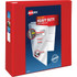 AVERY PRODUCTS CORPORATION 79326 Avery Heavy-Duty View 3-Ring Binder With Locking One-Touch EZD Rings, 4in D-Rings, 43% Recycled, Red