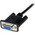 StarTech.com SCNM9FM1MBK StarTech.com 1m Black DB9 RS232 Serial Null Modem Cable F/M