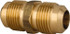 CerroBrass P-U2-10 Brass Flared Tube Union: 5/8" Tube OD, 45 ° Flared Angle