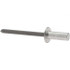 RivetKing. ABS64CE/P100 Closed End Sealing Blind Rivet: Size 6-4, Dome Head, Aluminum Body, Steel Mandrel