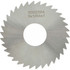 MSC OMSLD01562534 Slitting & Slotting Saw: 3" Dia, 1/64" Thick, 1" Arbor Hole, 34 Teeth, High Speed Steel