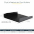 StarTech.com CABSHELF StarTech.com 2U Server Rack Cabinet Shelf - Fixed 16" Deep Cantilever Rackmount Tray for 19" Data/AV/Network Enclosure w/cage nuts, screws