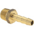 Value Collection 2750004640 Barbed Hose Fitting: 1/8" x 3/16" ID Hose, Male Connector