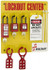 Ability One Lockout Device & Tag Station: Equipped, 3 Max Locks 5340016512045