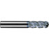 RobbJack B-440-04-C Ball End Mill: 0.125" Dia, 0.5" LOC, 4 Flute, Solid Carbide