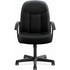 The HON Company HON BSXVL601VA10 HON High-Back Executive Chair | Center-Tilt | Fixed Arms | Black Fabric