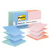 3M CO R330-U-ALT Post-it Pop Up Notes, 3 in x 3 in, 12 Pads, 100 Sheets/Pad, Clean Removal, Alternating Pastel Colors