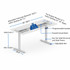 Lorell 25971 Lorell Sit-to-Stand Two-Tier Base